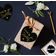 Etiqueta de Papel Metalizado 'Love' Isweet para Lembrancinha de Casamento para Pendurar - Inkdotpot 100 Etiquetas Metalizadas / Preto - Prata