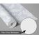 Papel de Parede Vinil Botânico Removível para Quartos, Salas e Armários - Cinza, à Prova d'Água - S4Sassy 63,5 cm (L) × 304,8 cm (C) / Cinza - Vinil Liso