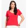 Blusa Básica Feminina Meia Malha Rovitex Vermelho M / Vermelho
