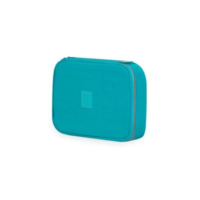 Estojo Escolar Feminino Pop Fun Azul Claro U / Azul claro