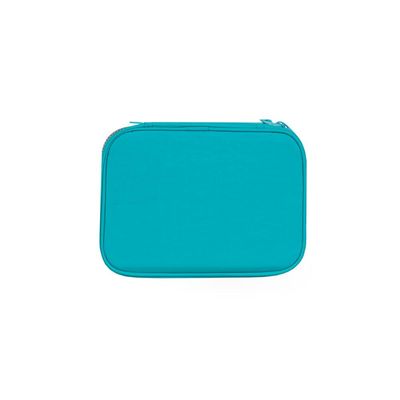 Estojo Escolar Feminino Pop Fun Azul Claro U / Azul claro