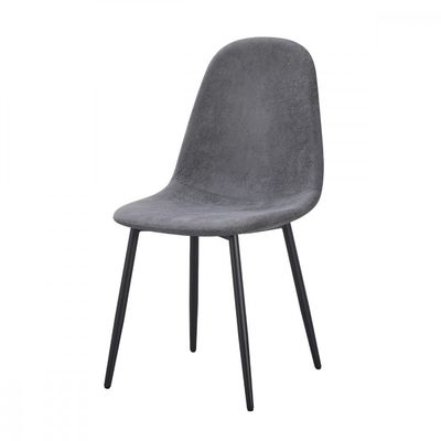 Kit Mesa de Jantar Com Tampo Granito com 4 Cadeiras 140cm Caemmun Cinza