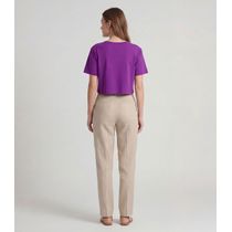 Blusa Feminina em Molecotton Viscose Infinita Cor Roxo