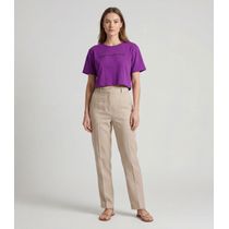 Blusa Feminina em Molecotton Viscose Infinita Cor Roxo