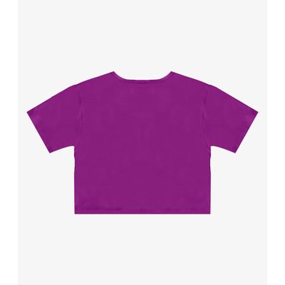 Blusa Feminina em Molecotton Viscose Infinita Cor Roxo M / Roxo