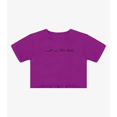 Blusa Feminina em Molecotton Viscose Infinita Cor Roxo M / Roxo