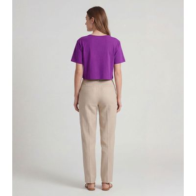 Blusa Feminina em Molecotton Viscose Infinita Cor Roxo GG / Roxo