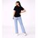 Blusa Feminina em Malha Visco Infinita Cor Preto GG / Preto