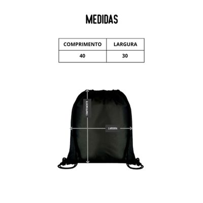 String Bag Preta - Brasil