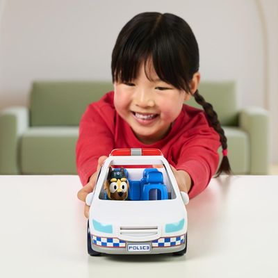 Carro de Polícia da Bluey com Luzes e Sons