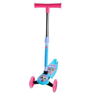 PATINETE 3 RODAS Com LED MENINA happy pet Playfun