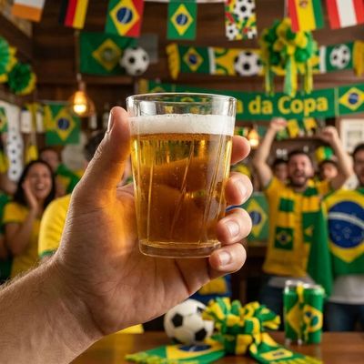 Jogo de Copos Nadir Amazon em Vidro Transparente 6 Peças 190ml