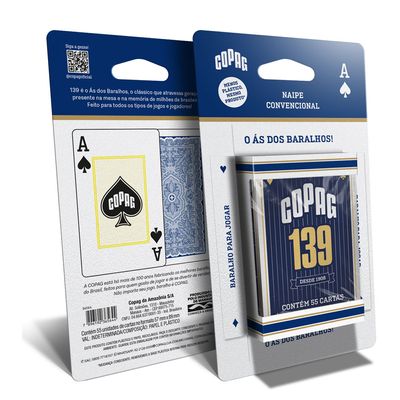 Jogo de Cartas Baralho 139 Copag
