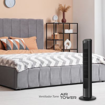 Ventilador de Torre Air Tower VTR01B Mondial Preto 45W 220V