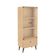 Cristaleira Com Portas De Vidro E 1 Gaveta Curve Mb1122 Mel