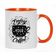Canecas de Cerâmica 325 ml 'Aproveite Seu Café', Ótimas para a Noiva, Presente Divertido para Amante de Café - Inkdotpot 325 Ml / Laranja