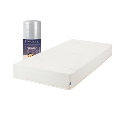 Colchão Sonos Sense Bamboo Solteiro Ortopédico Espuma D45 88x188x19 a Vácuo