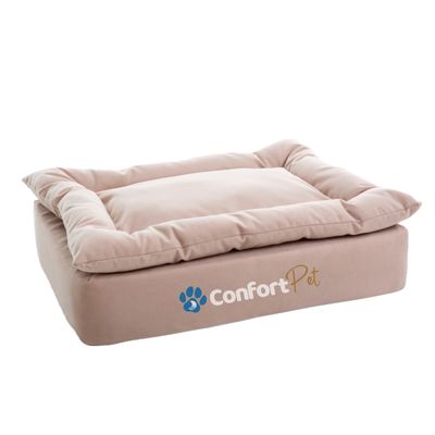 Cama Pequena Confort Pet Sonos com Pillow Removível Bege