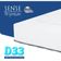 Colchão Sonos Sense Argentum Casal Ortopédico Espuma D33 138x188x19 a Vácuo