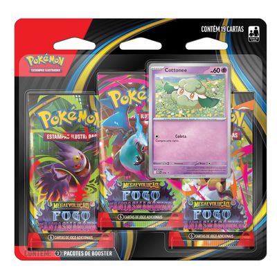 Jogo de Cartas Pokémon Blister Triplo Copag