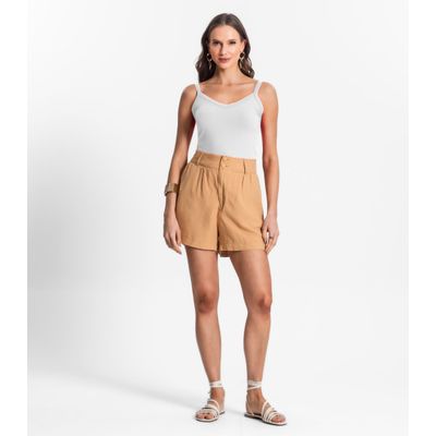 Blusa de Alça Feminina Select Branco XGG / Branco