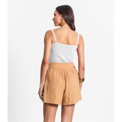 Blusa de Alça Feminina Select Branco XGG / Branco