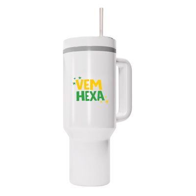 Copo Branco 1200ml - Brasil Vem Hexa