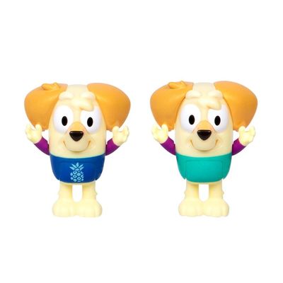 Kit 4 Bonecos Bluey com Mudança de Cor - Parque Aquático
