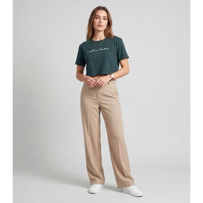Blusa Feminina em Molecotton Viscose Infinita Cor Verde M / Verde