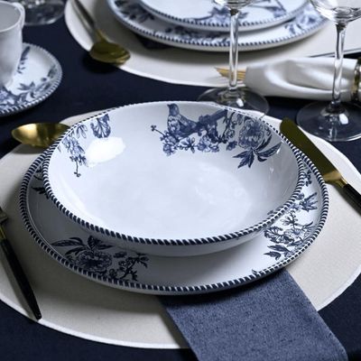 Prato Fundo Bio Rouxinol 22,5cm 830ml Porto Brasil Cozinha Gourmet Mesa Posta Restaurante