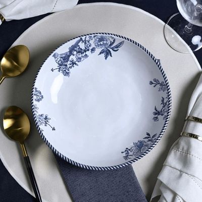 Prato Fundo Bio Rouxinol 22,5cm 830ml Porto Brasil Cozinha Gourmet Mesa Posta Restaurante
