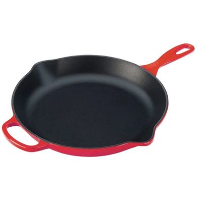 FRIGIDEIRA SKILLET REDONDA LE CREUSET C/ ALCA 26CM SIGNATURE Amarelo Néctar