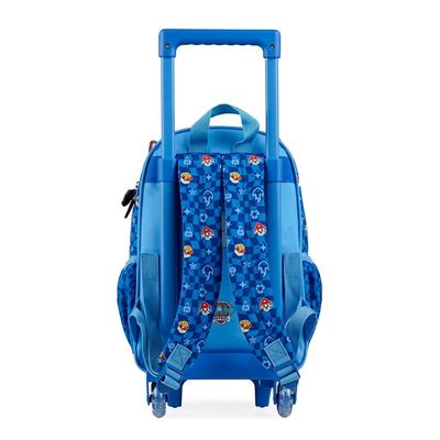 Mochila de Rodinha Infantil Patrulha Canina Chase Baby Azul U / Azul escuro