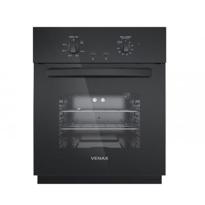 Forno de Embutir a Gás 50 Litros Totale Nero GIII Venax Preto / 110v