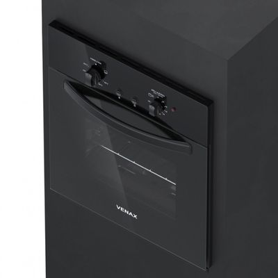 Forno de Embutir a Gás 50 Litros Totale Nero GIII Venax Preto / 110v