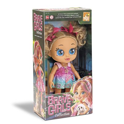 Boneca Brave Girls Collection Loira Bee Toys