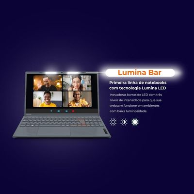 Notebook Positivo Vision C15 Intel® Celeron® Dual Core™ Linux 8GB 128GB eMMC 15” HD Lumina Bar Cinza