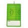 Prancheta Quadro Apagável Dupla Face para Treinador de Lacroose com Marcador e Apagador - Inkdotpot 22,86 Cm × 38,1 Cm / Verde