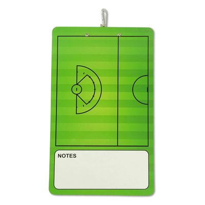 Prancheta Quadro Apagável Dupla Face para Treinador de Lacroose com Marcador e Apagador - Inkdotpot 22,86 Cm × 38,1 Cm / Verde