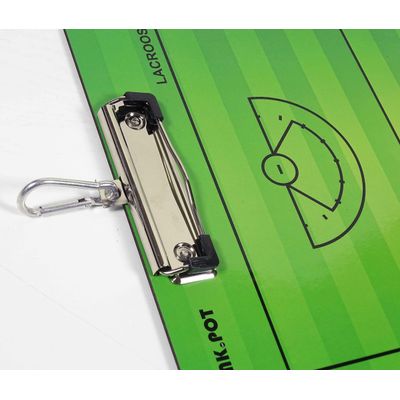 Prancheta Quadro Apagável Dupla Face para Treinador de Lacroose com Marcador e Apagador - Inkdotpot 22,86 Cm × 38,1 Cm / Verde