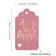 Etiquetas de Papel Metalizado para Pendurar 'Merry and Bright' para Lembrancinhas de Natal - Inkdotpot 100 Etiquetas Metalizadas / Rosa - Ouro Rosé