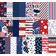 Bloco de Papel Texturizado Tema América, 25 Folhas, Papel Cartão Colorido Face Única para Scrapbook e Cartões DIY - Inkdotpot 30,48 Cm × 30,48 Cm / Multicolorido