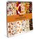 Bloco de 25 Folhas de Papel Texturizado Tema Outono, Lado Único, Papel Cartão Colorido para Scrapbook, DIY e Diário - Inkdotpot 15,24 Cm × 15,24 Cm / Multicolorido