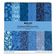 Bloco 25 Folhas de Papel Cartão Colorido Textura Batik Lado Único para Scrapbook, Fundo Decorativo para Cartões e Diário - Inkdotpot 30,48 Cm × 30,48 Cm / Multicolorido