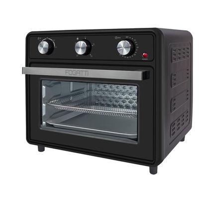Forno Fryer Eletrico Fogatti 22 Litros Preto 127v