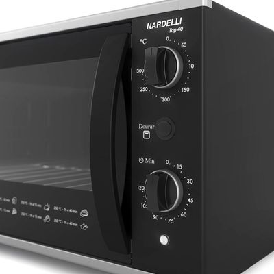 Forno Elétrico Nardelli 40 Litros Preto TOP 40 127V