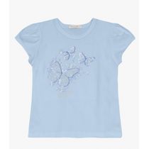 Blusa feminina em Cotton Leve Trick Nick Azul