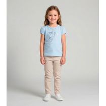 Blusa feminina em Cotton Leve Trick Nick Azul
