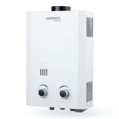 Aquecedor de Água a Gás GLP Komeco Branco Ko 07M BP Slim G2