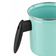 Leiteira Esmaltada 1,3L Cabo Baquelite Verde Água Cozinha Elegante Resistente Metallouça